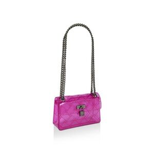 Kurt Geiger Fuchsia Transparent Crossbody Bag